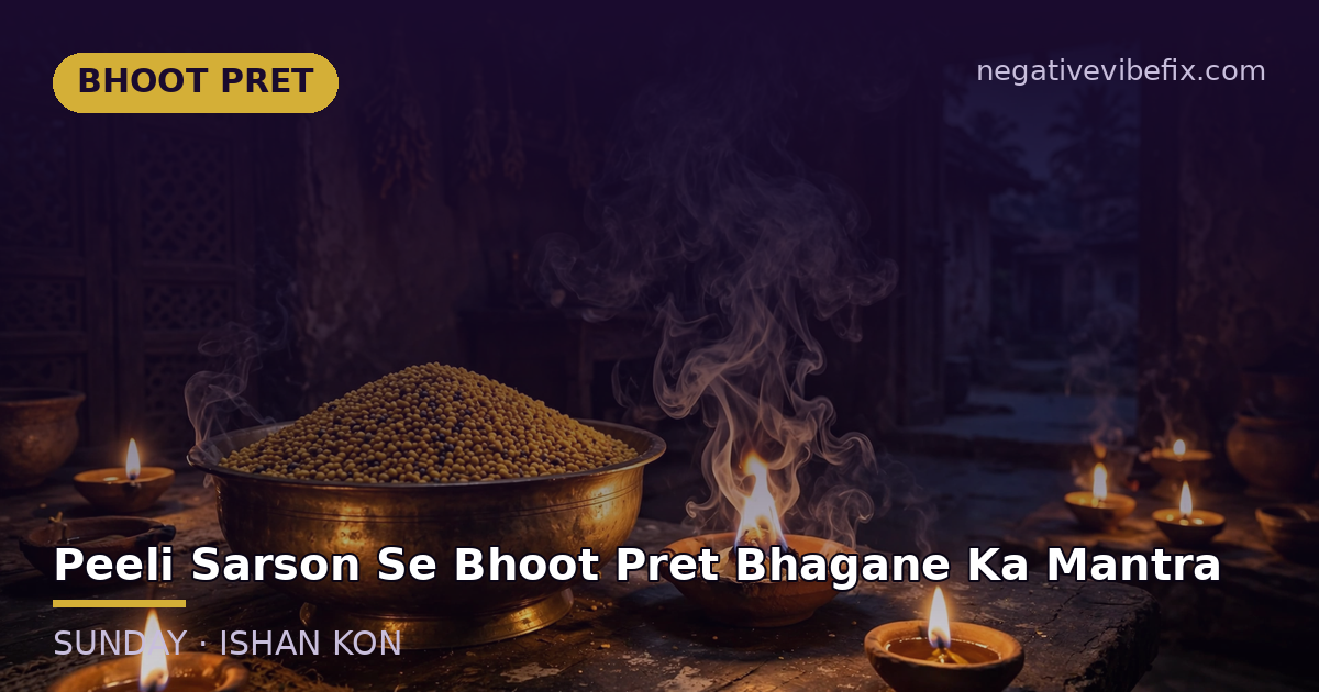 पीली सरसों से भूत प्रेत भगाने का मंत्र विधि