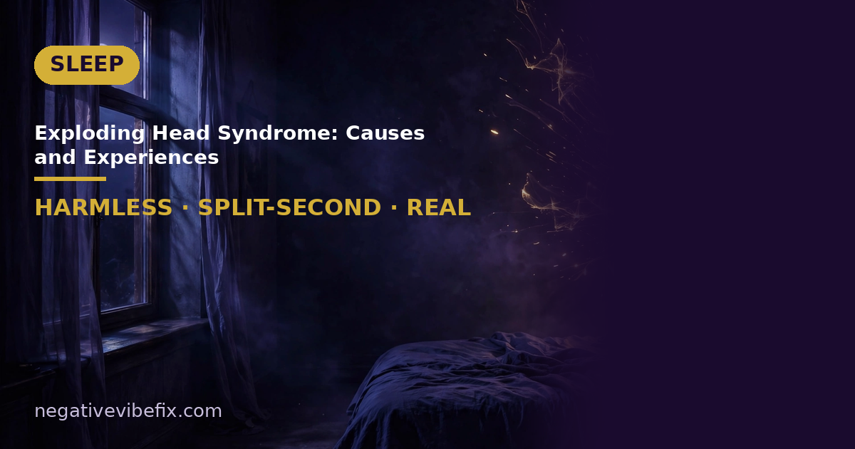 Exploding head syndrome causes explained