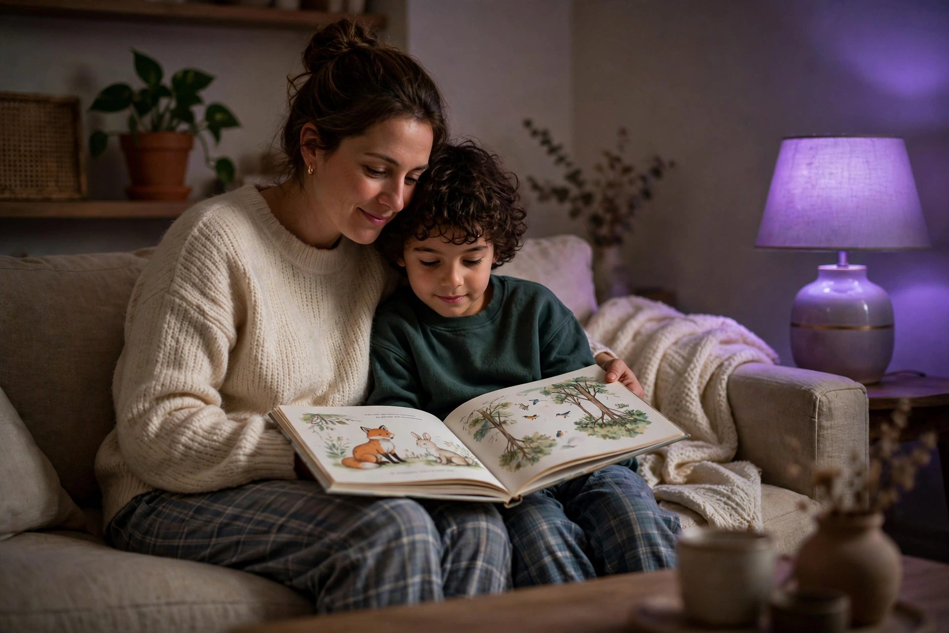 Parent reading with child — practical parenting beyond the indigo children traits label