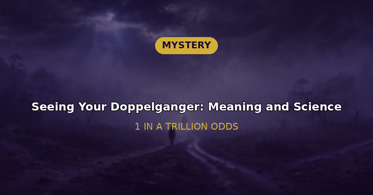Seeing your doppelganger meaning explained