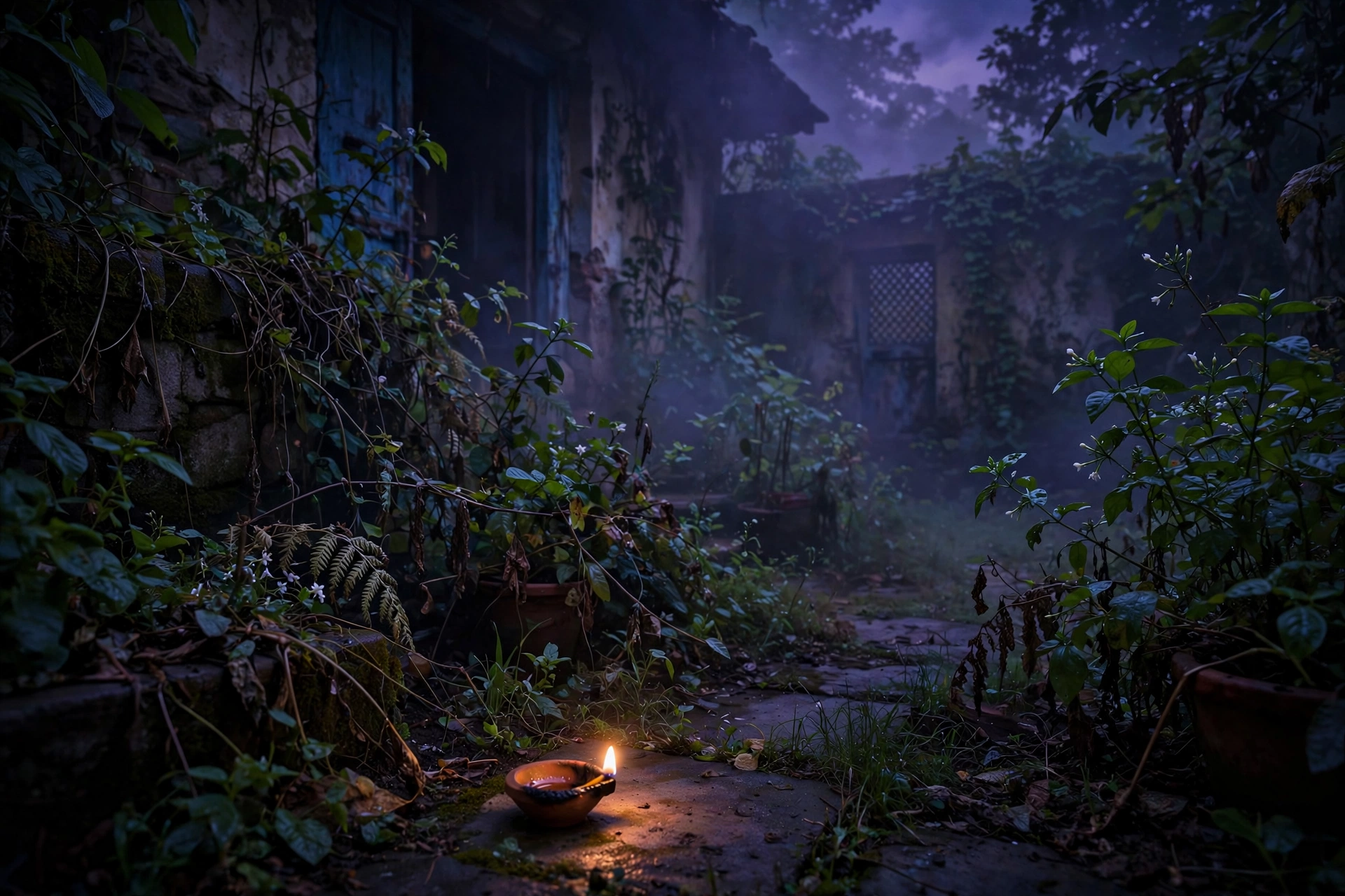 Backyard me negative energy ke lakshan — dark garden signs