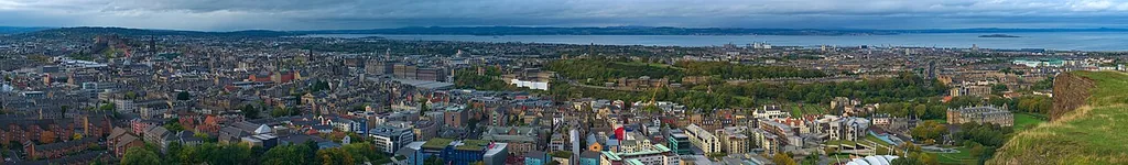 Edinburgh Castle in Scotland overlooking the city — a famously haunted castle