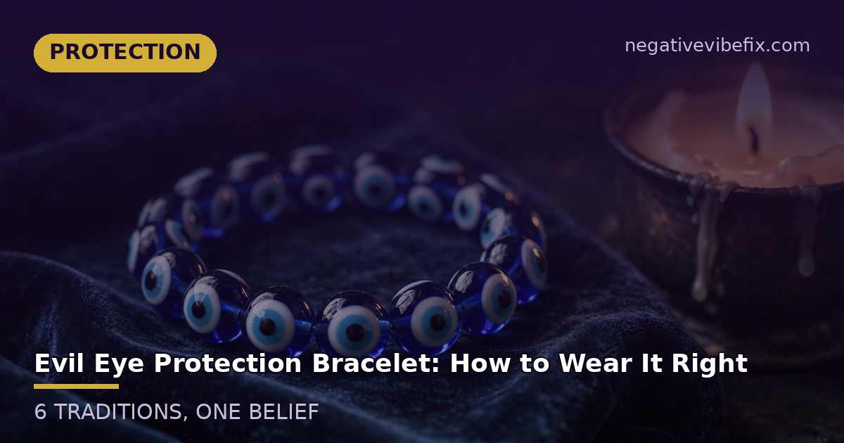 Evil eye protection bracelet