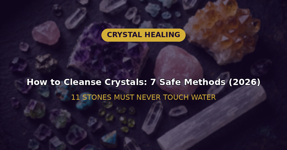 How to cleanse crystals featured image