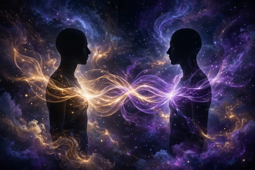 Two flames burning side by side