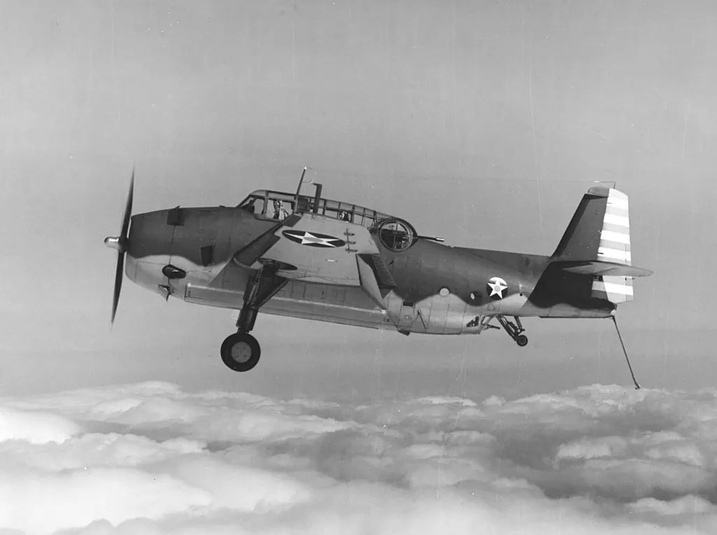 Flight 19 Bermuda Triangle — a TBF Avenger, the aircraft type that vanished in 1945